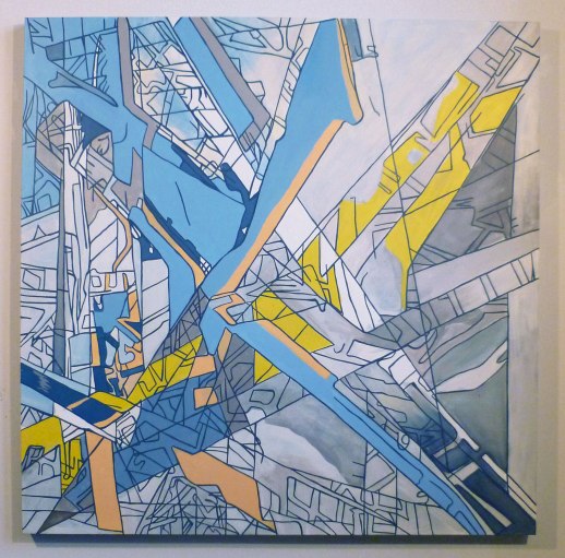 Hurricane, Oil On Canvas 54" x 54", 2012