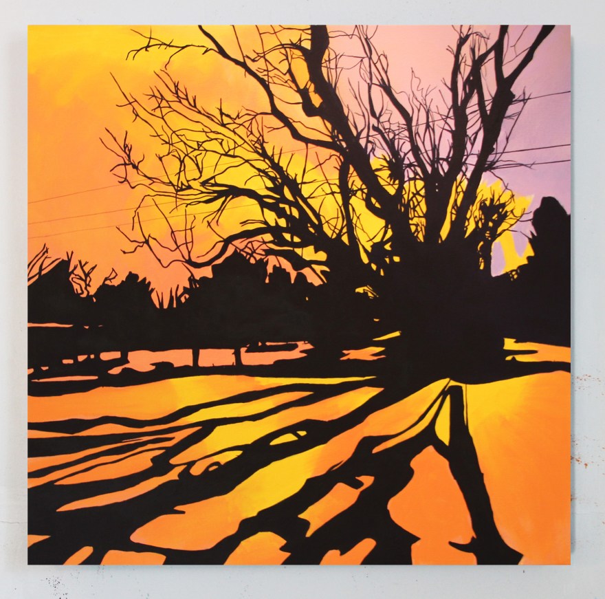 March Afternoon, Oil on Canvas, 24 x 24, 2015