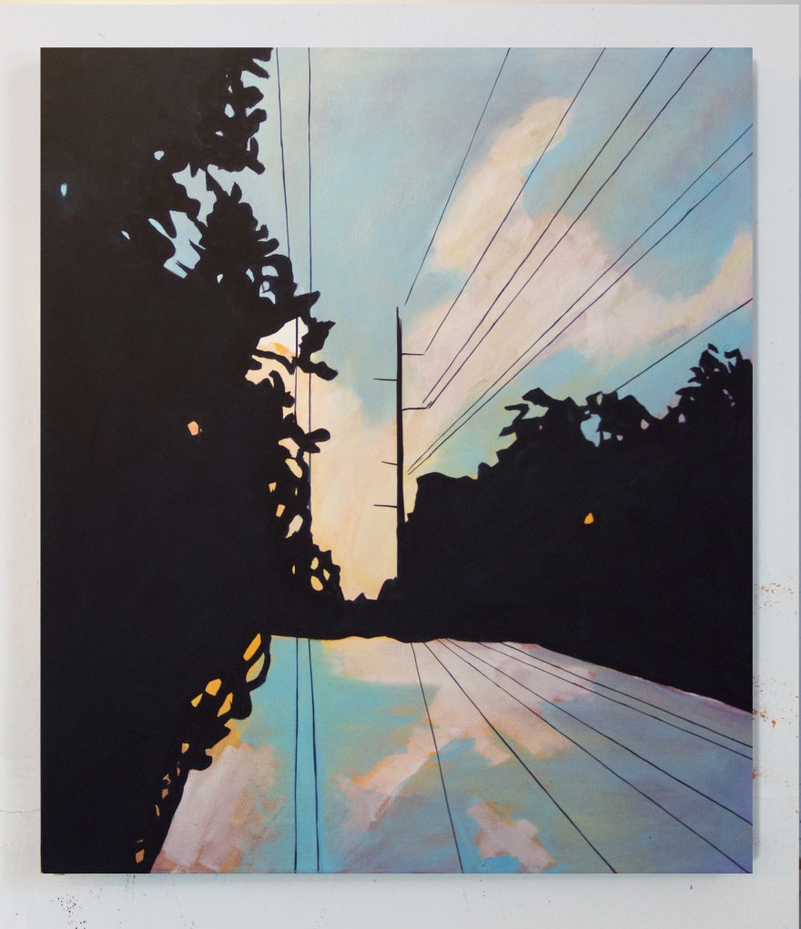 Fairview Lane, Oil on Canvas, 34 x 28, 2015