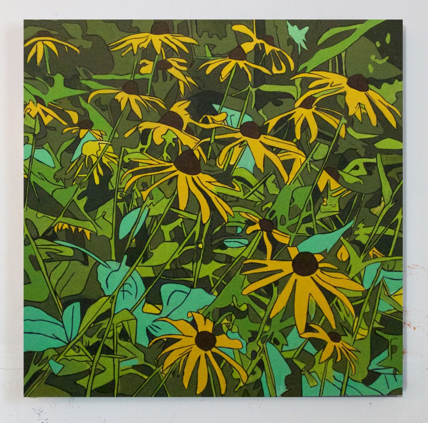 black-eyed-susans-michael-slagle-oil-on-canvas-2016