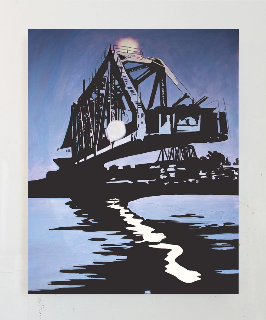 Slagle_Swing-Bridge-Evening_Oil-on-Canvas_60x47_2017